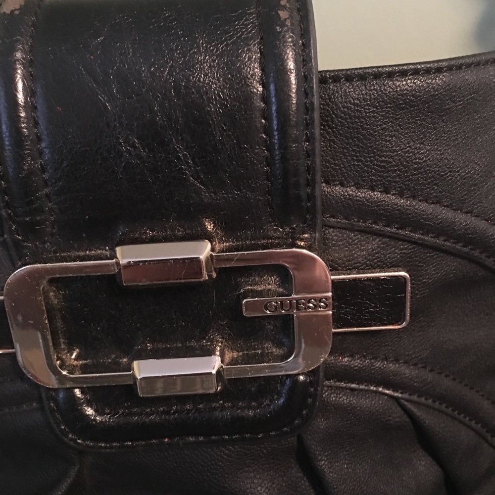 Guess Black Bag With Zebra Print Inside - image 2